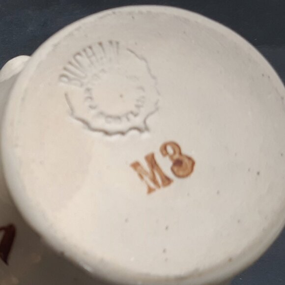 Buchan Pottery Portobello Scotland Oil and Vinegar Cruets Set - Picture 9 of 9